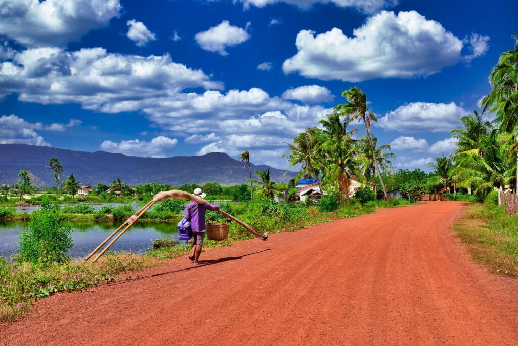 Fish Island roads, Kampot