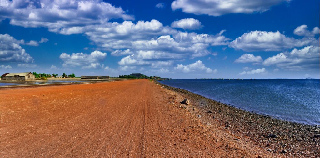 Kep to Angkol Beach road