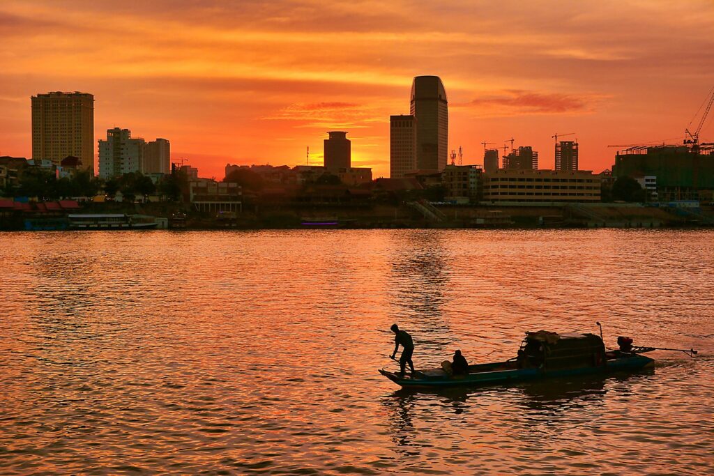 Mekong River. Phnom Penh