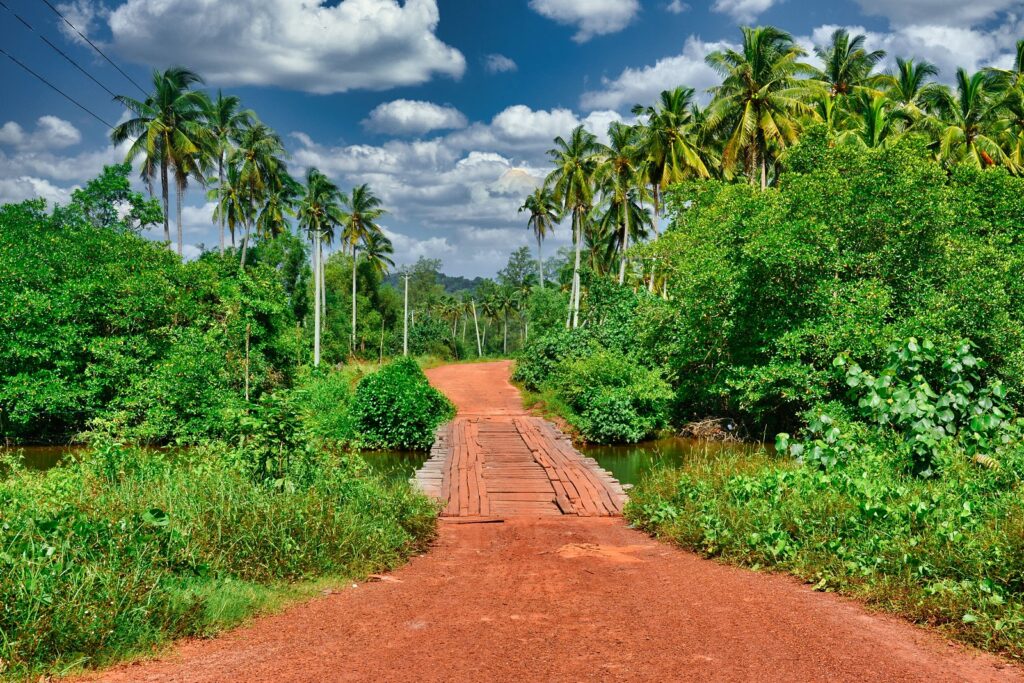 Sihanoukville countryside roads
