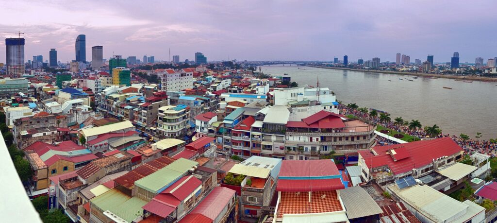Mekong River. Phnom-Penh